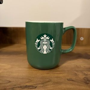 15 oz Green Starbucks Mug
